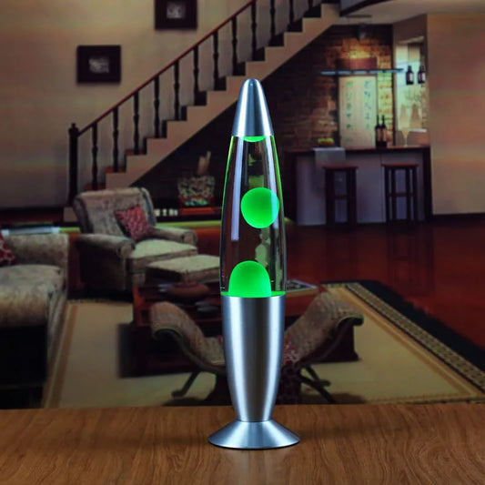 Metal Bottom Wax Lamp Volcano Lava Lamp