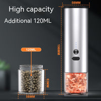 Electric Food Corn Soybean Salt And Pepper Grinder Mill Machine Rechargeable Electric Pepper And Salt Grinder Set With LED Kitchen Gadgets