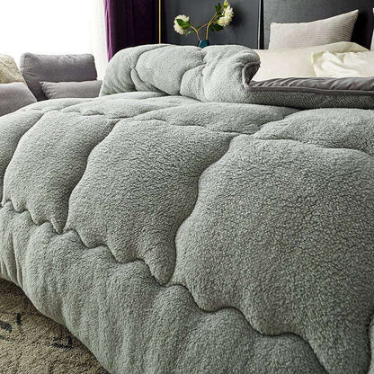 Cotton Quilts Patchwork Duvets Australian Lambs Wool Warm Comforter Camel Quilt Thicken Warm Duvets Winter Comforter