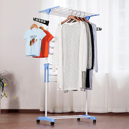 Multi-layer Folding Of Simple Floor Drying Rack At Home