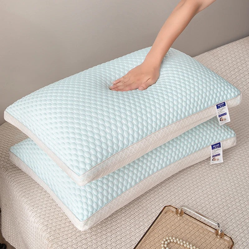 Cooling Pillow for Hot Sleepers – Premium Ice Silk Fiber Fill | Better Sleep