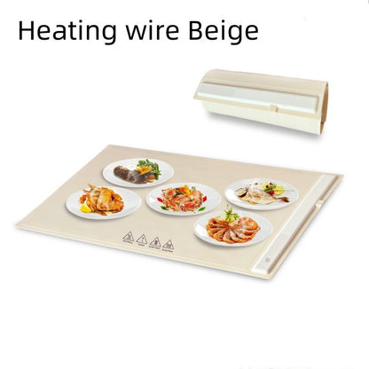 Kitchen Gadget Electric Warming Tray Hot-sale Graphene Vegetable Heating Hot Cutting Board Household Multi-functional Thermal Insulation