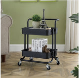 Simple Kitchen Organizer Shelf 3 Tier Living Room Storage Trolley Cart