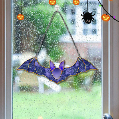 Halloween Pumpkin Bat Ghost Acrylic Hang Decorations