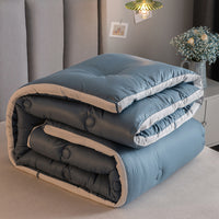 Winter Comforter Warm Blanket 100% Feather Fabric Quilts Duvet