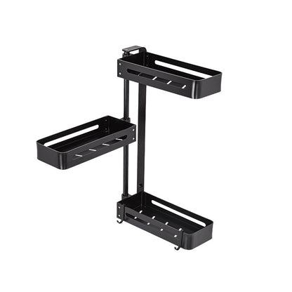360 rotating aluminum bathroom shelf installation hardware