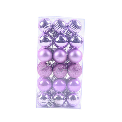 36 PCs Christmas Color Ball Whole Box Set