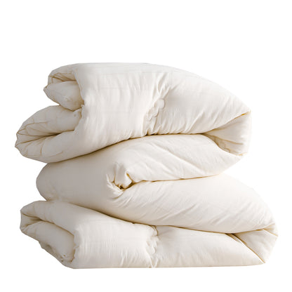 All Season Comforter – Cotton Outer & Soy Fiber Fill | Lightweight Warm | 3 Sizes