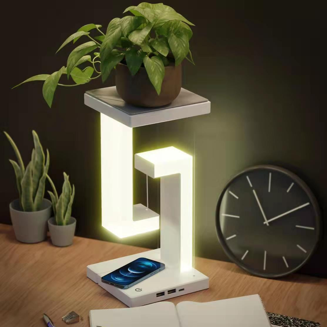 Creative Smartphone Wireless Charging Suspension Table Lamp