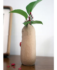Creative Heart Cat Vase Handmade Christmas