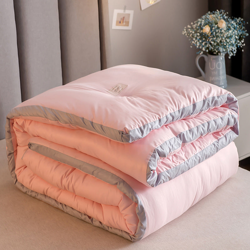Winter Comforter Warm Blanket 100% Feather Fabric Quilts Duvet