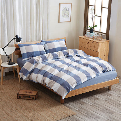 4 Piece Super Soft Geometric Bedding set