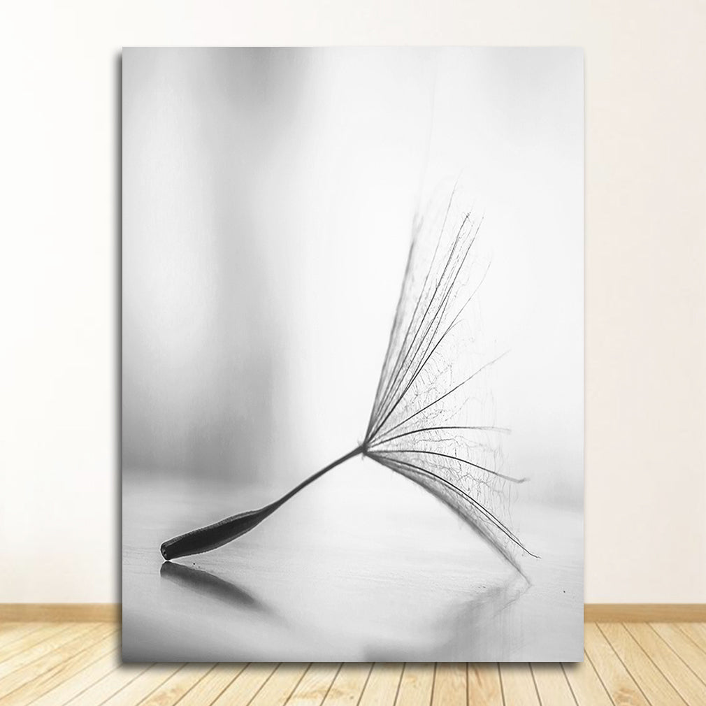 Abstract Dandelion Flower Canvas Painting