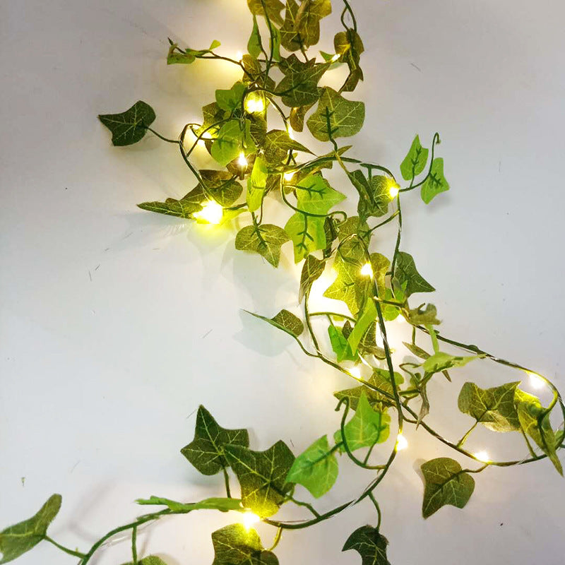 Maple Leaf Rattan Decorative Light String