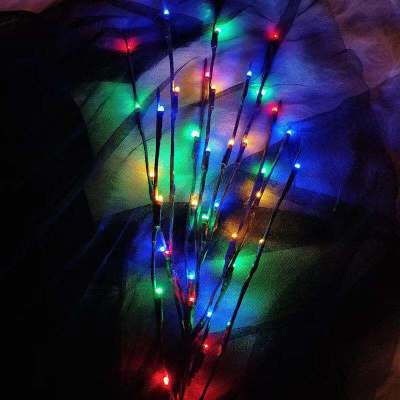 Colourful tree twing tree light home decor