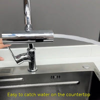 Kitchen Faucet Waterfall Outlet Splash Proof Universal Rotating Bubbler Multifunctional Water Nozzle Extension Kitchen Set