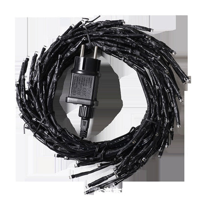 LED Christmas Leaves Rattan Lamp Indoor Bedroom Light