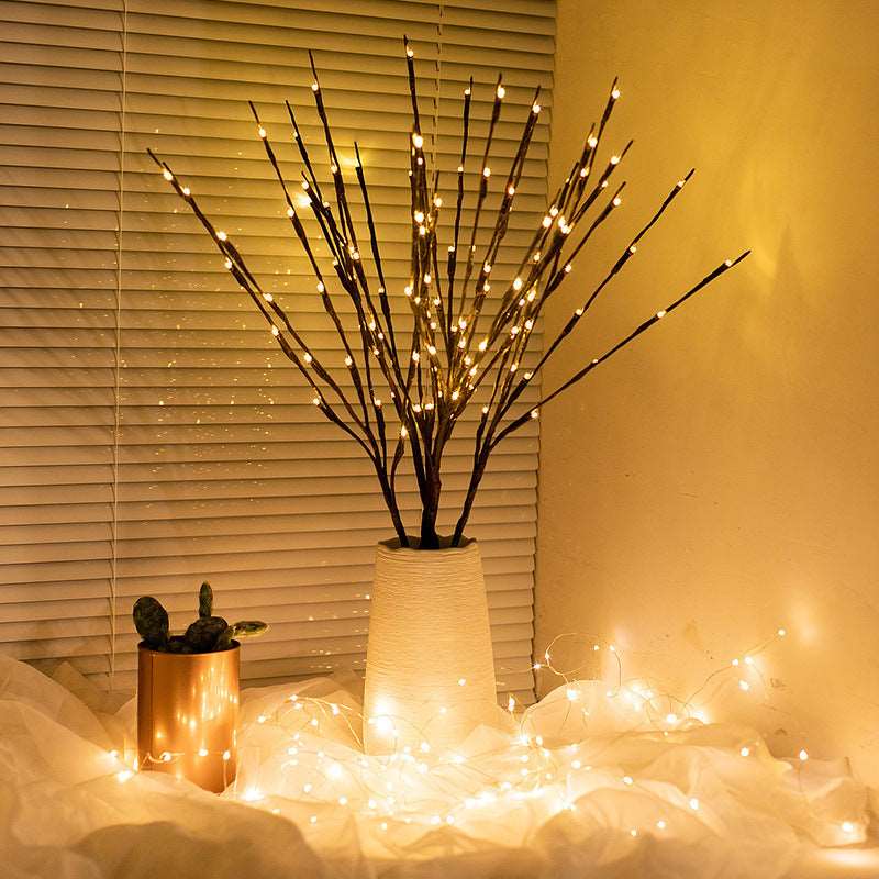 Decorative Tree Twigs With Lights Nordic Living Room Decor