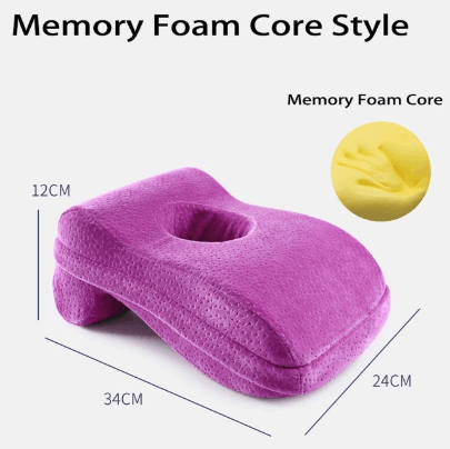 Memory Foam Nap Pillow for Travel Headrest Neck Support Cushions Office Rest Lunch Break Pillow Sleeping