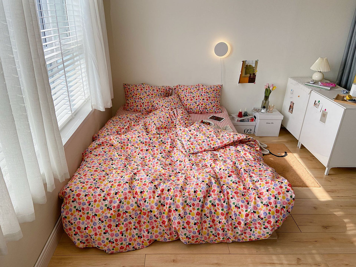 Cotton Bed Sheet Set - 100% Pure Cotton Soft Breathable Cooling Bedding | 4 Sizes
