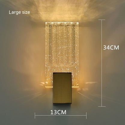 Soutas Dimmable Crystal Wall Sconce LED Modern Simple And Light Luxury Crystal Wall Lamp