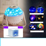 Galaxy Star Projector Night Light – Starry Sky Bedroom Projector with Music