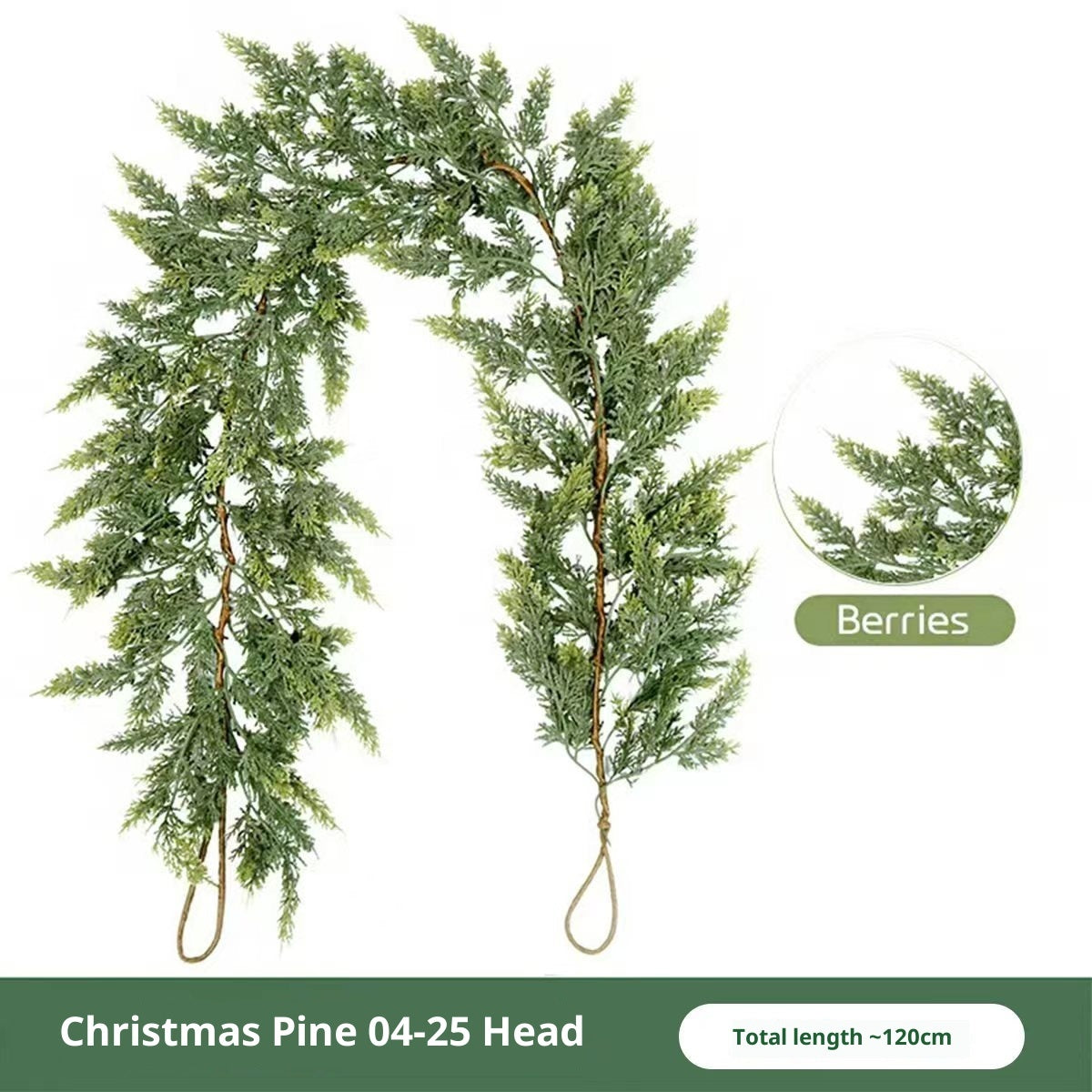 Thickened Cedar Rattan Decorations Christmas Pine And Cypress Rattan