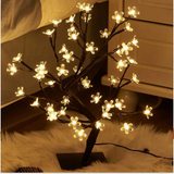 Led Copper Wire Bedroom Tree Lamp