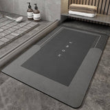 Absorbent Non Slip Floor Mat, Carpet Slip-Resistant Bathing Room Rug Floor, Microfiber Bath Mats for Bathroom Memory Foam Bath Mat Rug