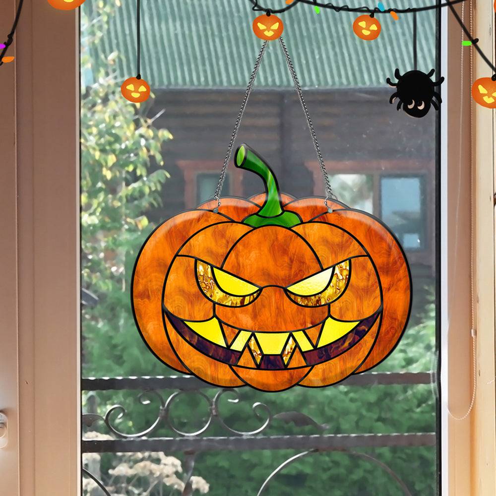 Halloween Pumpkin Bat Ghost Acrylic Hang Decorations