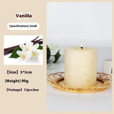 Cylindrical Aromatherapy Scented Candle Smokeless Colorful Pillar Candle for Home Decor