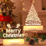 acrylic led christmas tree