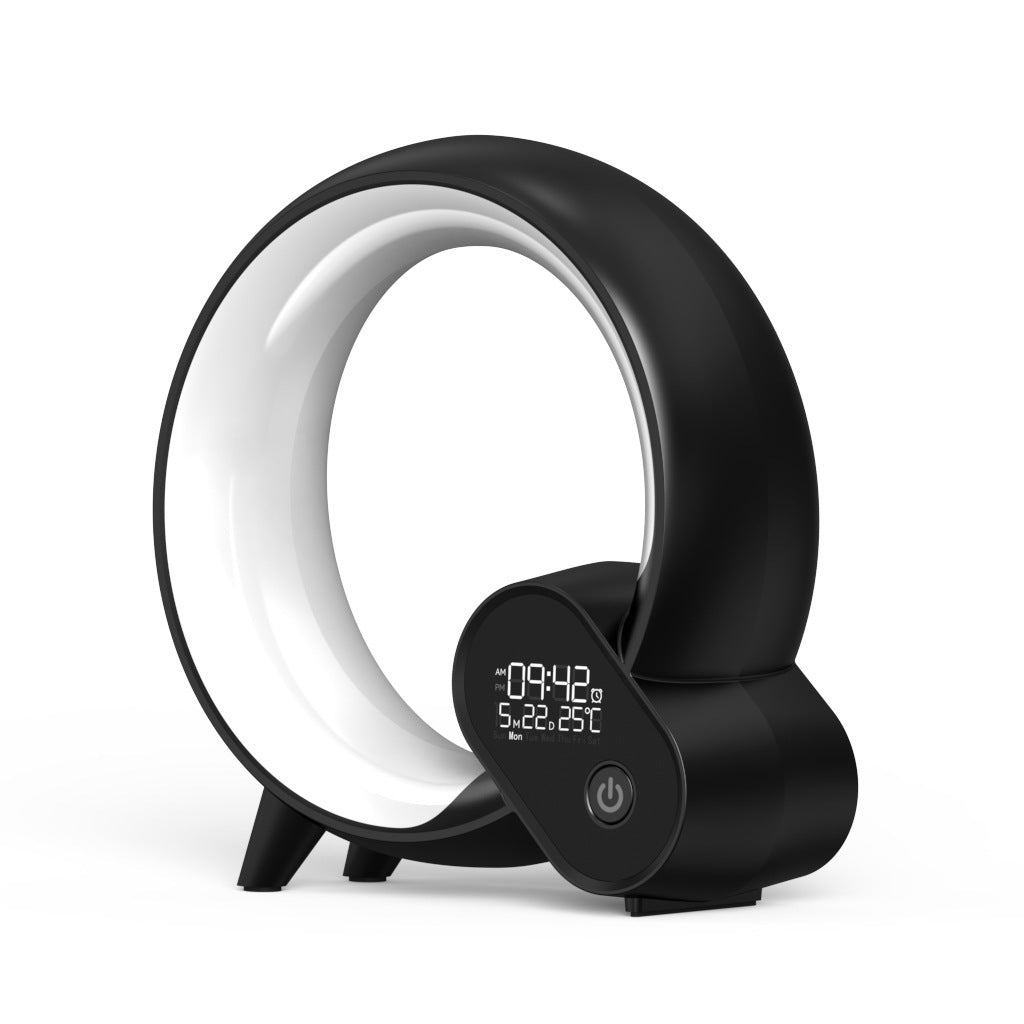 Q-Light with Digital Display Alarm Clock & Bluetooth Audio