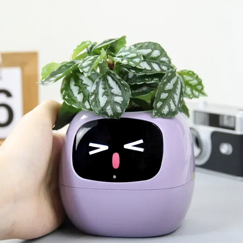 Ivy Smart Planter Endless Fun Over 49 Rich Expressions 7 Smart Sensors And AI Chips Make Raising Plants Easy And Fun