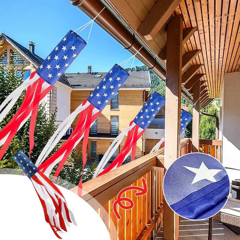 USA Flag Windsock 