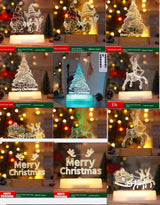 acrylic led christmas tree