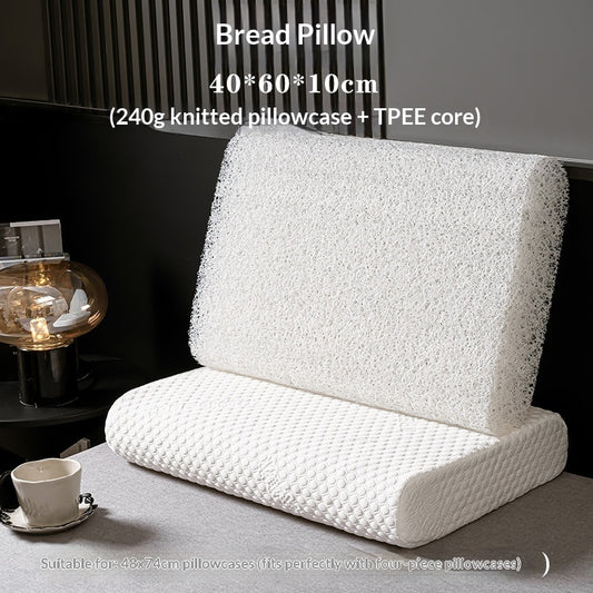 Machine Washable Pillow – High-Resilience 6D Fiber Neck Support