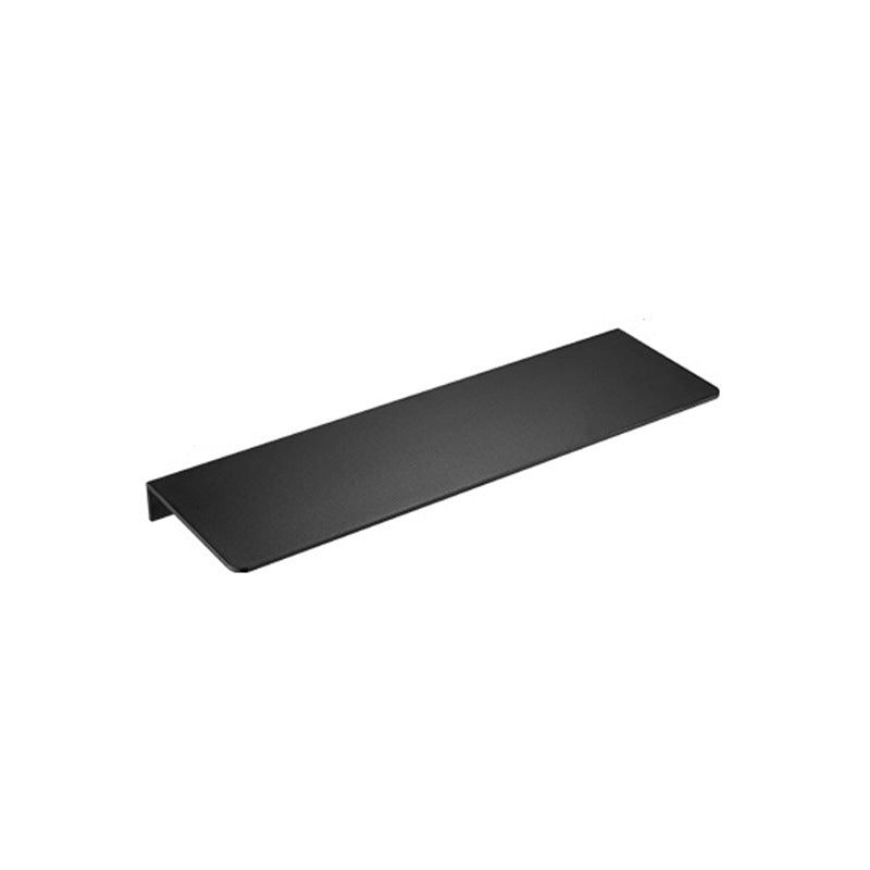 Aluminum wall mount tray shelf no drill in black