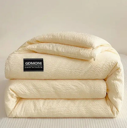Antibacterial duvet queen size white washed cotton comforter