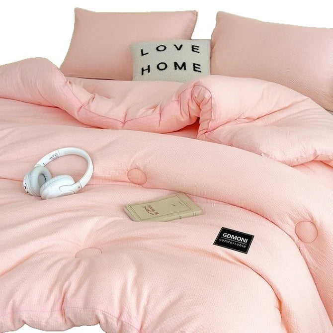 All season antibacterial duvet 4 weights washed cotton