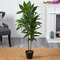 Real Touch 48 inch. Artificial Dracaena Silk Plant