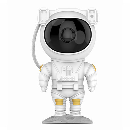 Astronaut galaxy projector nightlight lamp in white