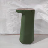 Automatic foam soap dispenser in dark green for kitchen