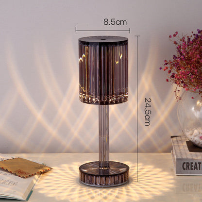 Crystal Table Lamp Hotel Decoration Diamond Romantic Warm Led For Home Decor Romantic Gift Night Light