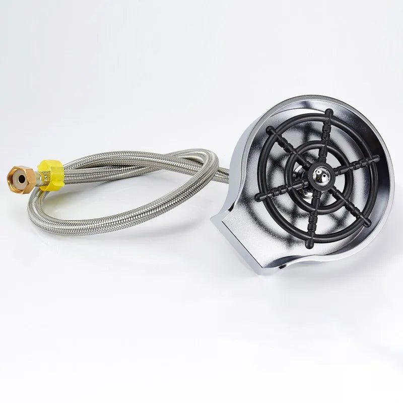 Bar counter cup washer faucet parts and fittings