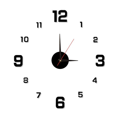 Acrylic Mute Large DIY Wall Clock