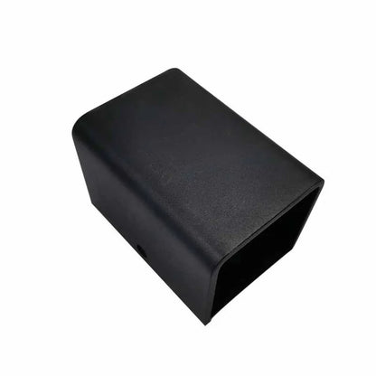 Bedroom bedside square LED wall lamp black aluminum product view