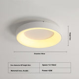 Iron frame and acrylic shade components of the bedroom ceiling lamp laid flat before assembly