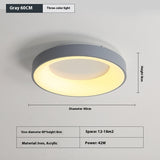 Modern minimalist ceiling lamp installed in a study room providing soft overhead lighting