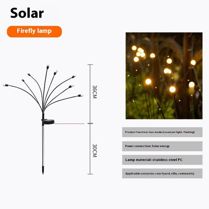 Solar Firefly Villa Outdoor Waterproof Garden Lamp